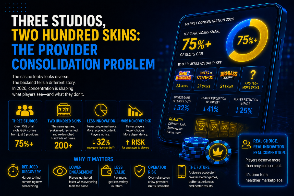 Three Studios, Two Hundred Skins: The Provider Consolidation Problem