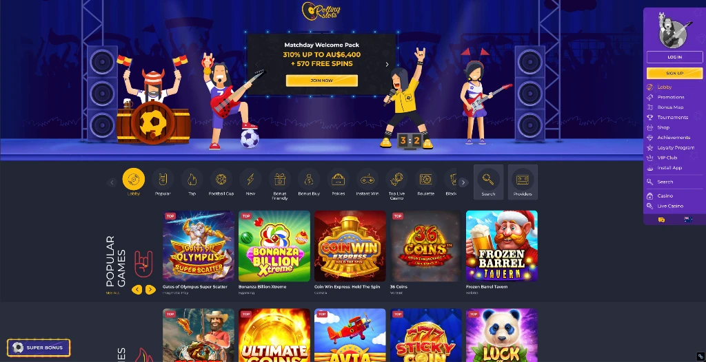 Rolling Slots online casino